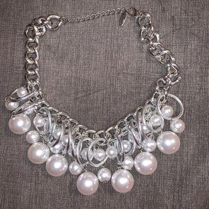 Plunder Natalie Necklace Bold Pearls 17.5-21"